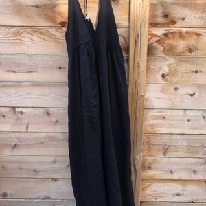 Lacausa T-Back Black Maxi Dress